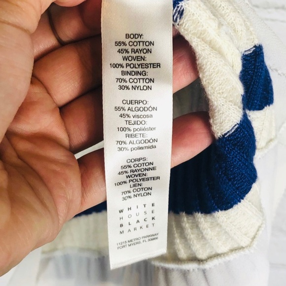 White House Black Market Knit Top- Small EUC - Picture 6 of 6